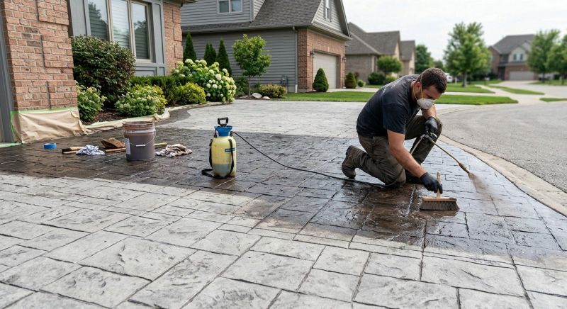 Cement Staining in Corpus Christi, TX