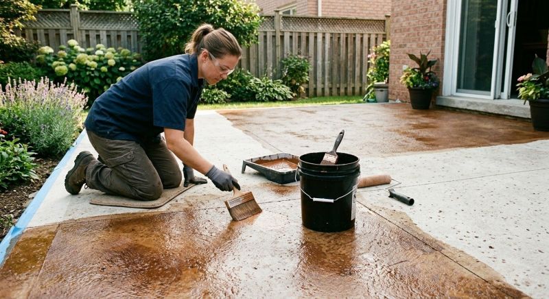 Concrete Staining Service in Dallas, TX