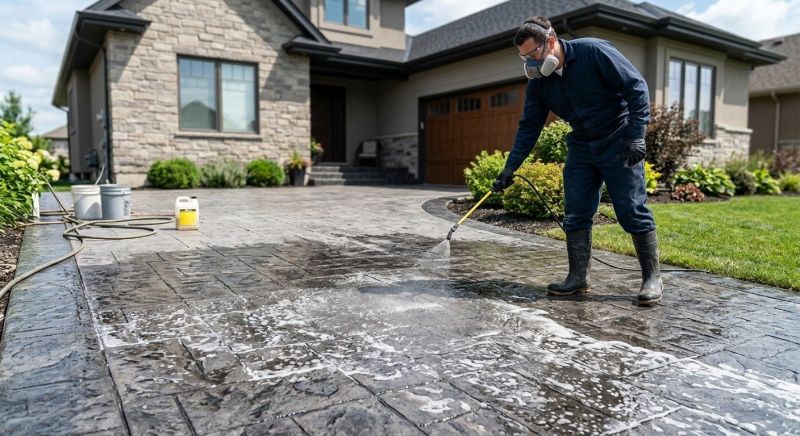 Concrete Acid Washing in Fort Worth, TX