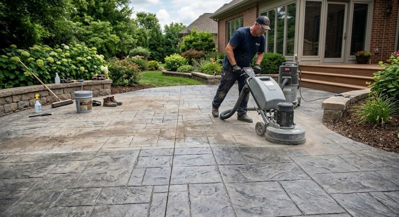 Concrete Patio Finishing in Corpus Christi, TX