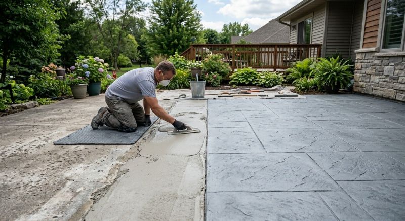 Driveway Overlay Installation in Corpus Christi, TX