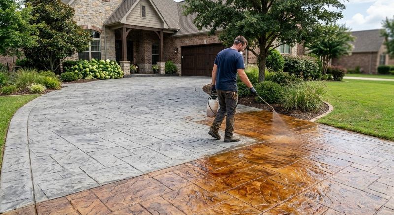 Driveway Refinishing in Frisco, TX