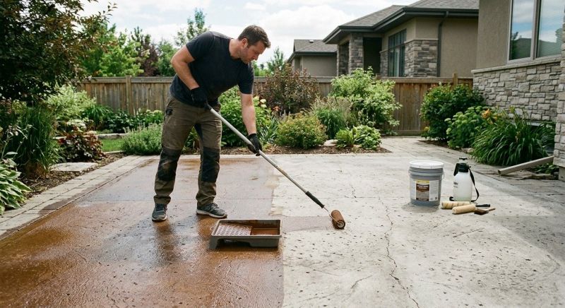 Driveway Staining in Dallas, TX