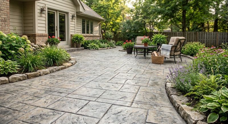 Patio Overlay Installation in Corpus Christi, TX