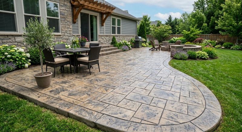 Stamped Cement Installation in Dallas, TX