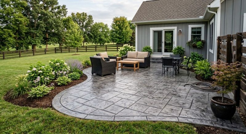 Stamped Cement Installation in Frisco, TX