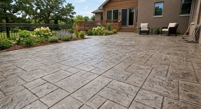 Stamped Concrete Construction in Fort Worth, TX