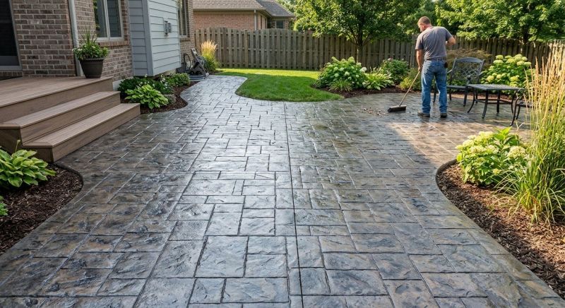 Stamped Concrete Paving in Dallas, TX